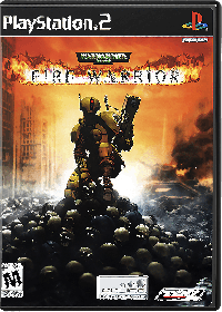 Warhammer 40000 Fire Warrior Playstation 2 US box art